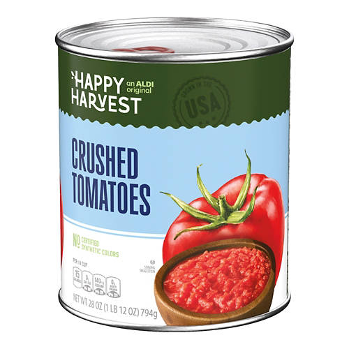tomato出品 Happy Harvest Crushed Tomatoes, 28 oz
